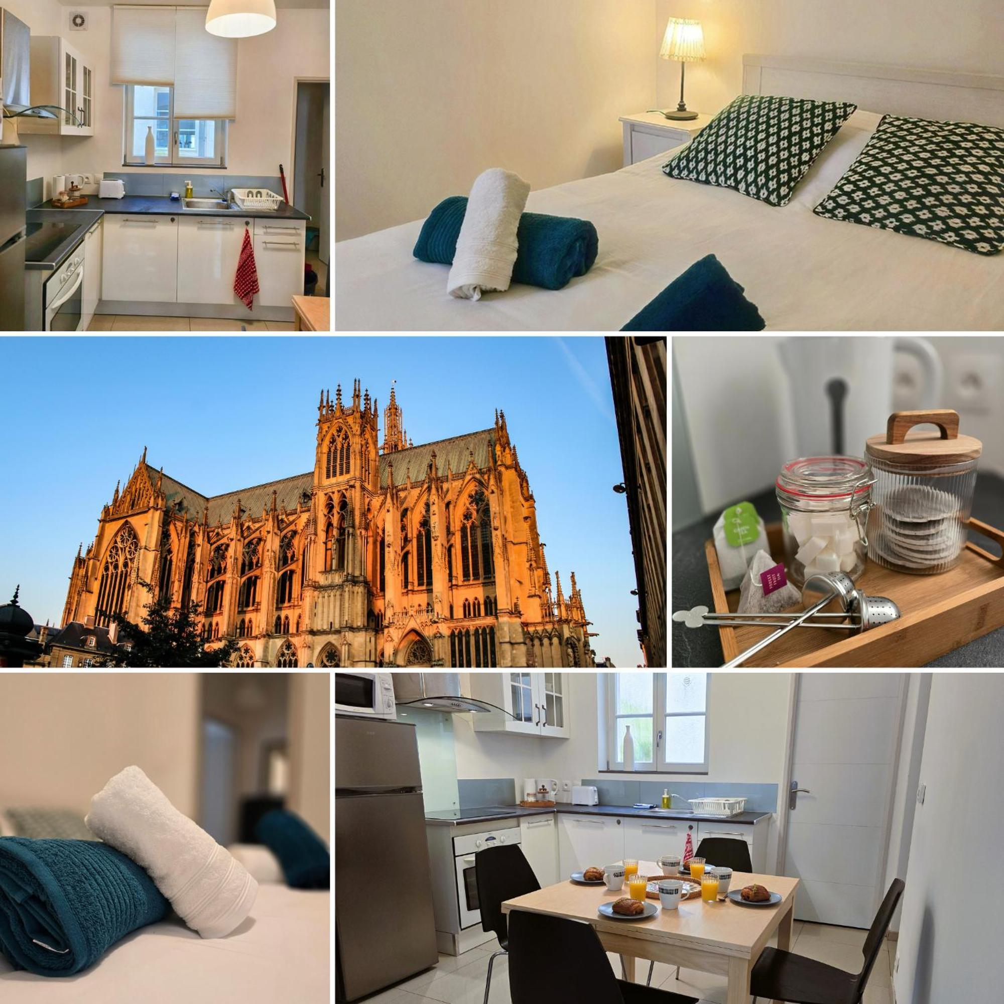 Le Cinq Apartment Metz Bagian luar foto