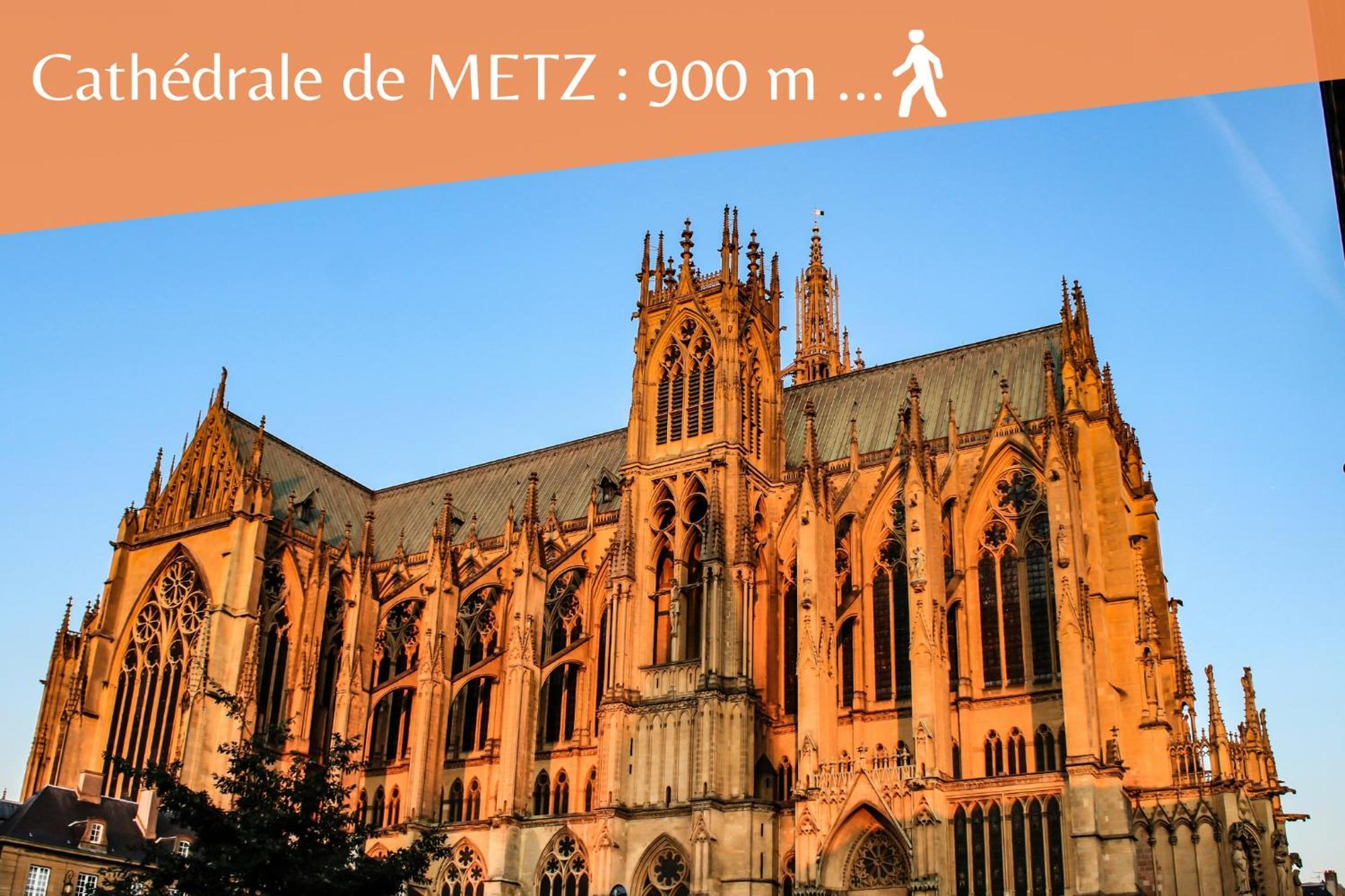 Le Cinq Apartment Metz Bagian luar foto